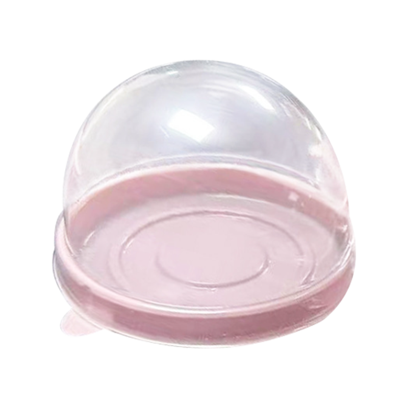 Kertakäyttöinen pyöreä lokero cupcake-pidikelaatikko