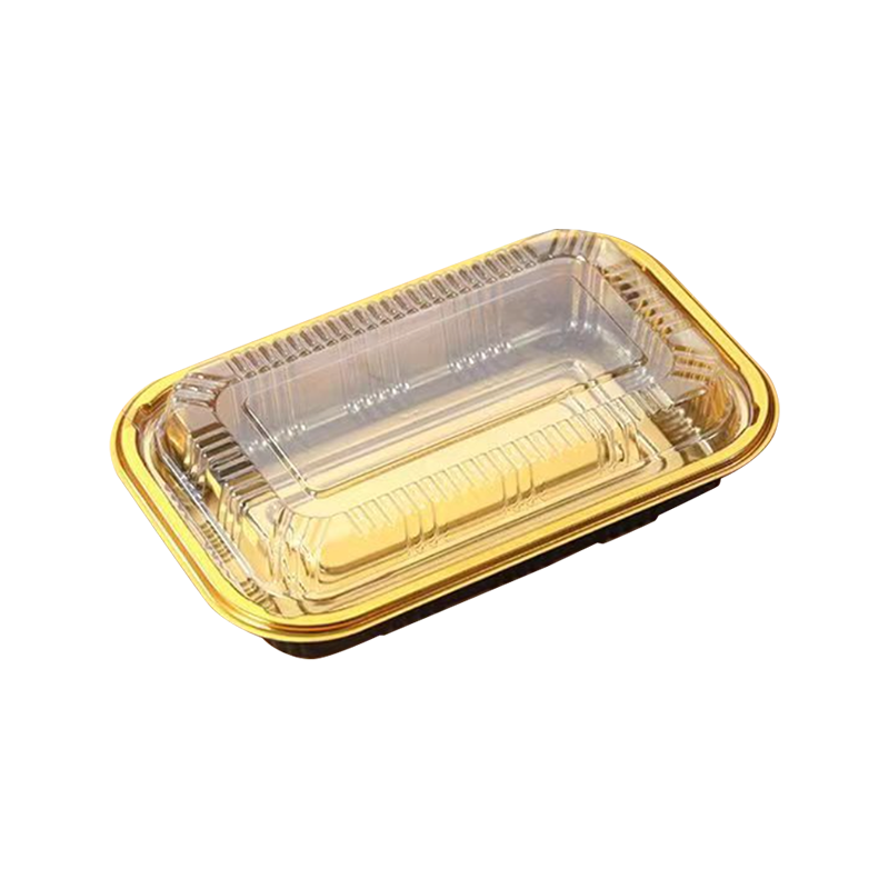 Kertakäyttöinen salaattiruokapakkauslaatikko huurtumista estävällä kannella