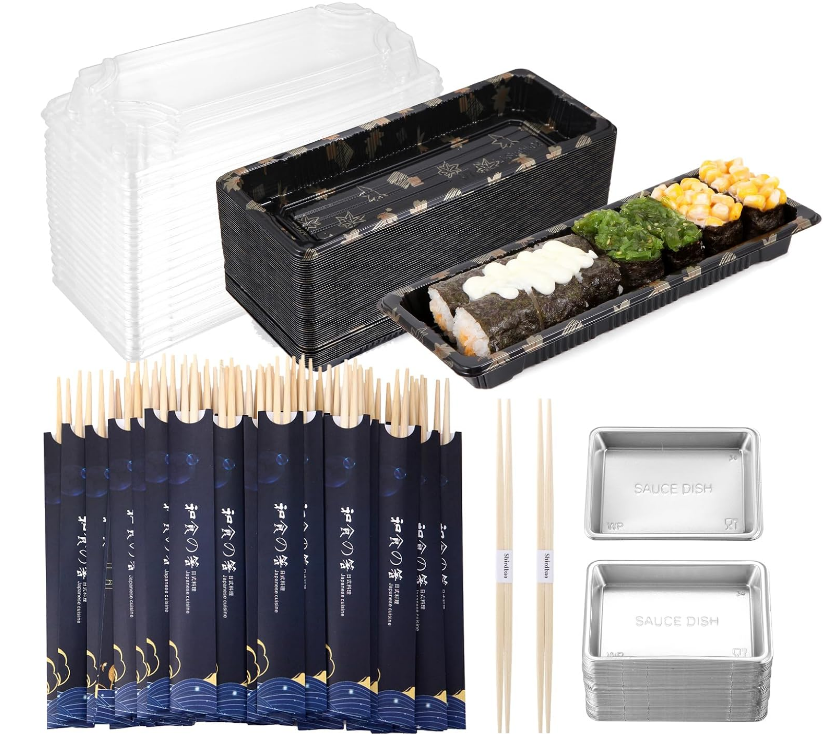 Onko Plastic Fruit Sushi Boxissa turvallinen, vuotamaton kansi, joka estää hedelmien mehua saastuttamasta sushilokeroita kuljetuksen aikana?
